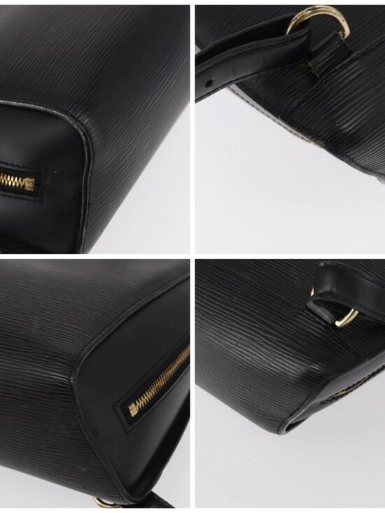 LOUIS VUITTON Epi Mabillon Backpack Black M52232 LV Auth 159708 main image 12